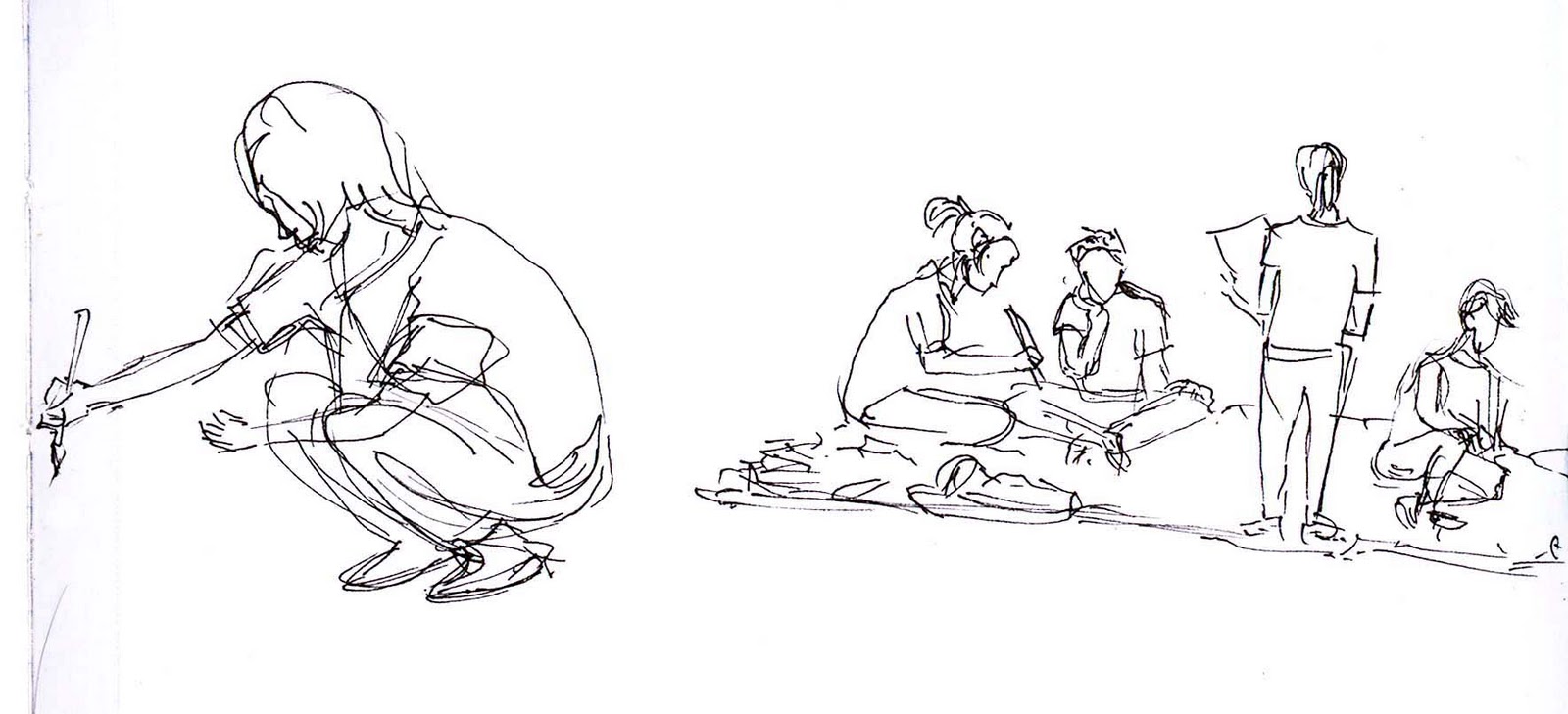 Sketsa Gambar Orang Berdiri Tegak Rekomendasi Game Ringan Laptop - IMAGESEE